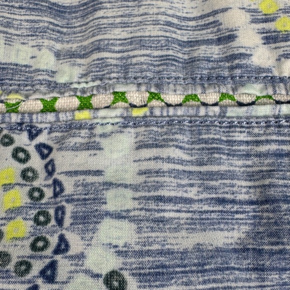 Tommy Bahama Silk Blend Blue Paisley Camp Shirt Short Sleeve Mens XL - Picture 6 of 13